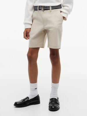 Essential Signature Belt Loose Chino Shorts