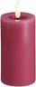 Moods & More - LED Pillar Candles, Silk, Melted, Vintage ros
