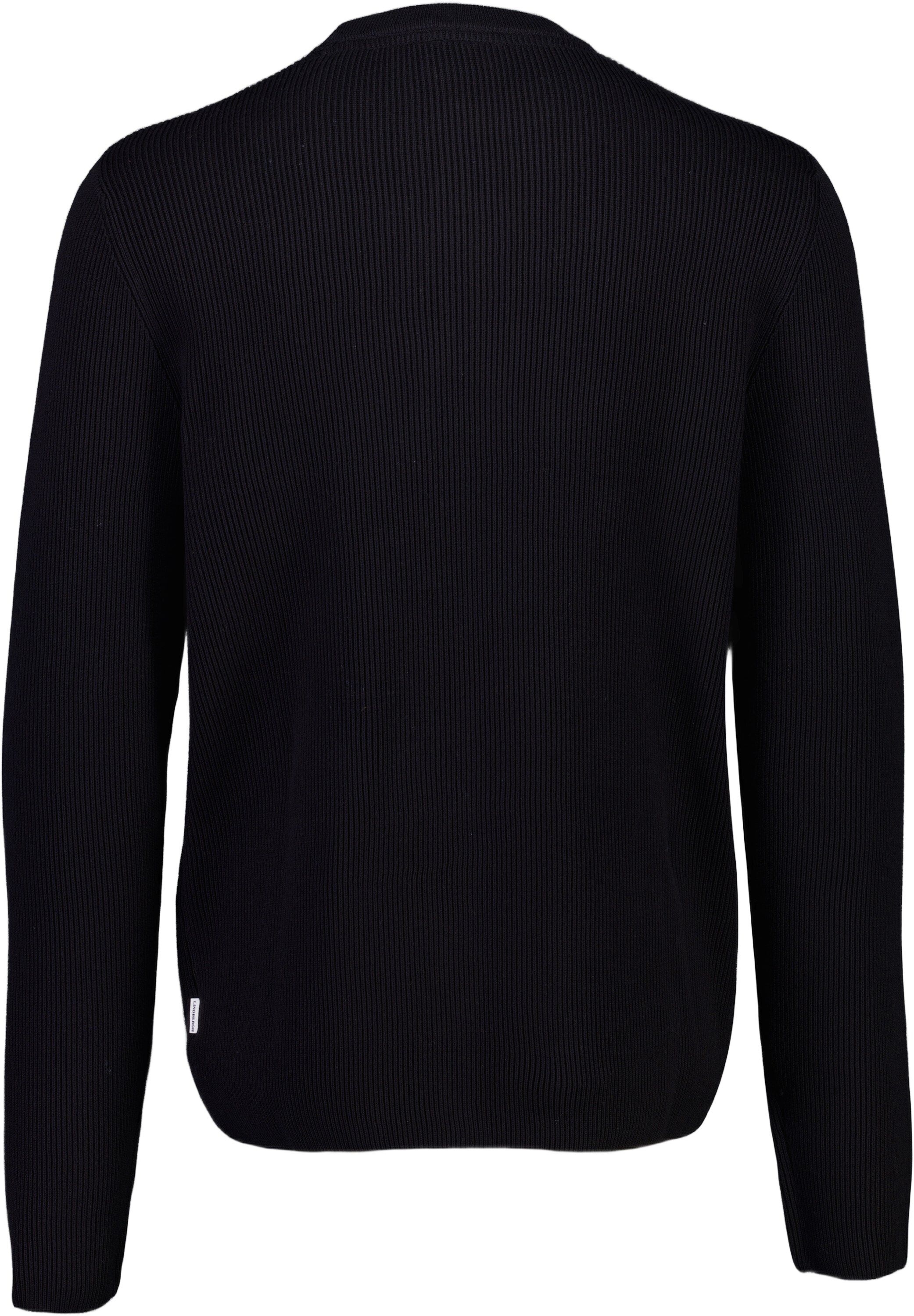 Rib knitted o-neck knit