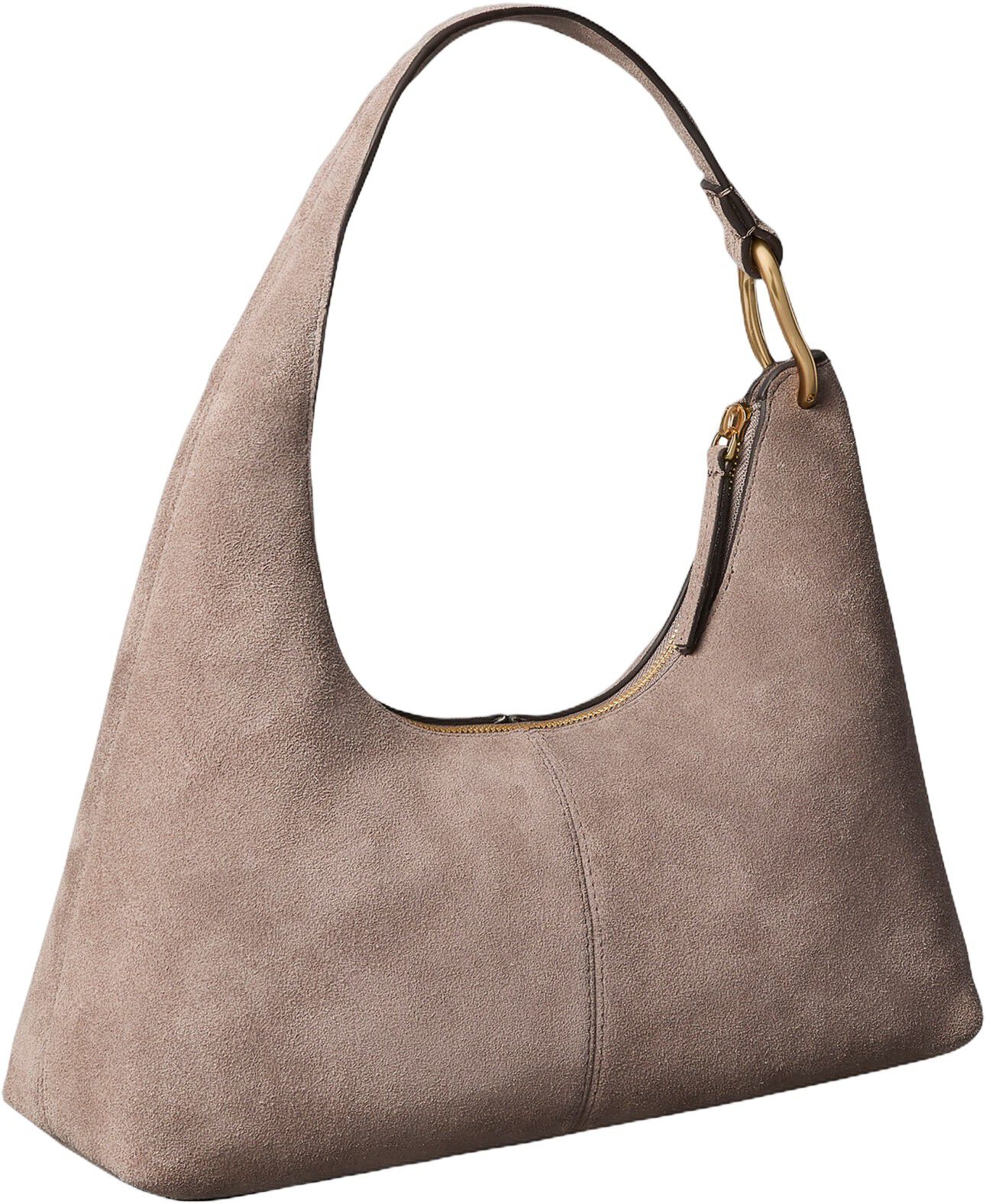 Soft Suede Shoulder Bag