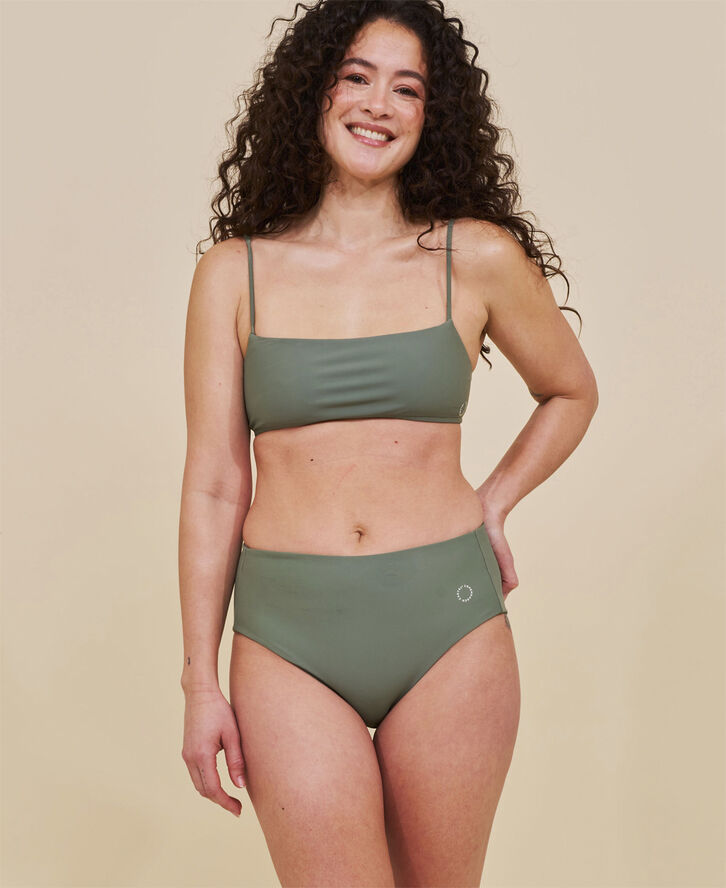 Ubud højtaljet bikini underdel - Teal