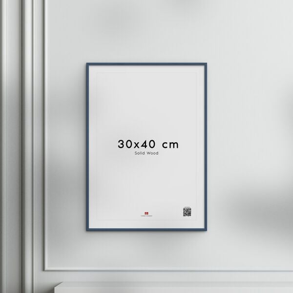 Poster&Frame - Indian Teal Wood 30x40cm