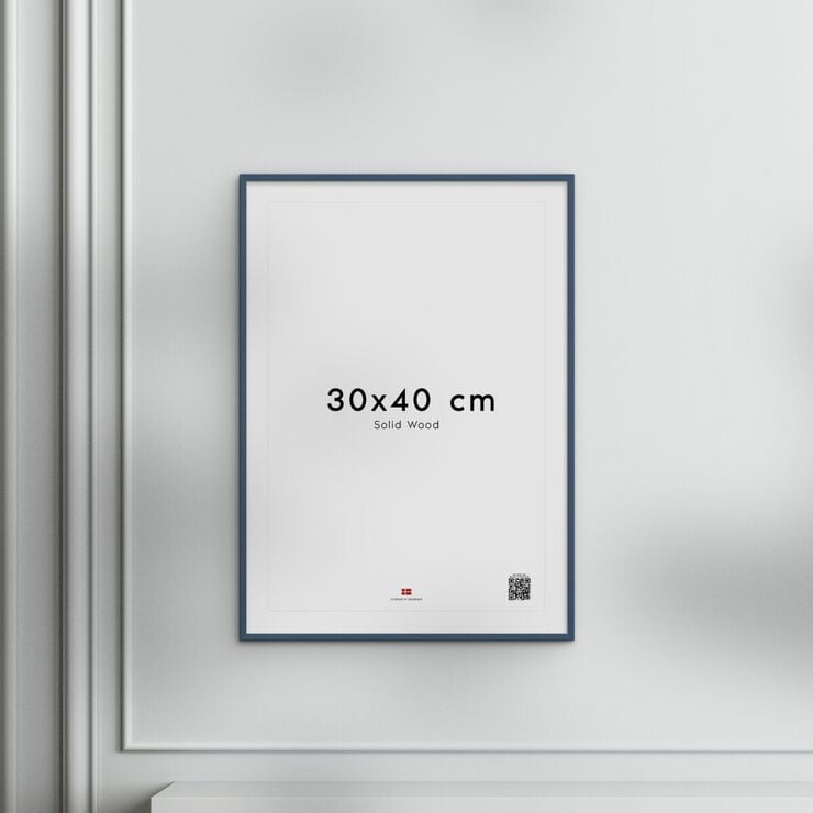 Poster&Frame - Indian Teal Wood 30x40cm