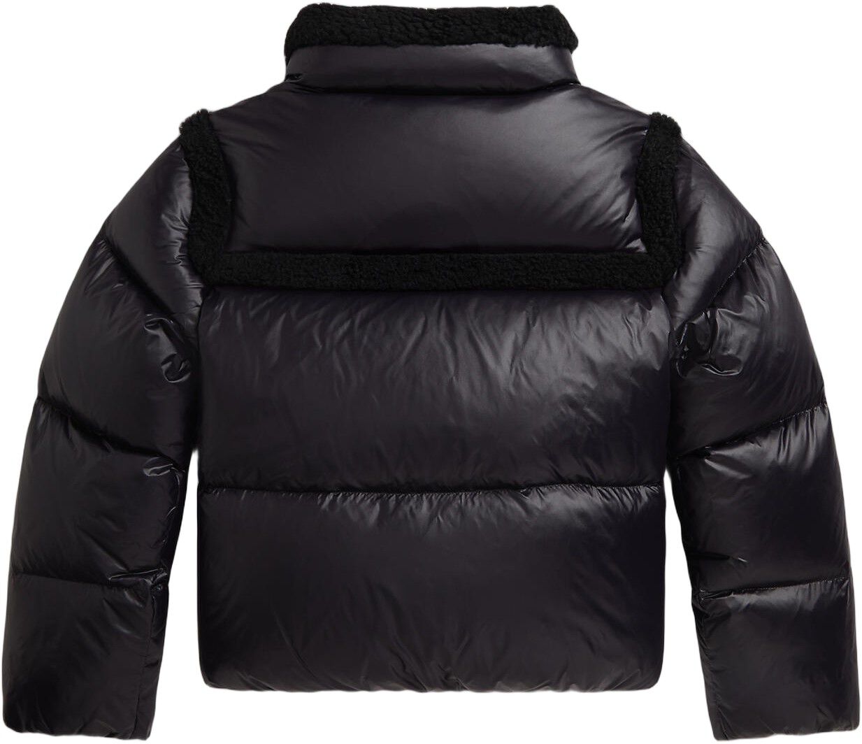 Teddy Fleece&ndash;Trim Down Boxy Jacket Teens