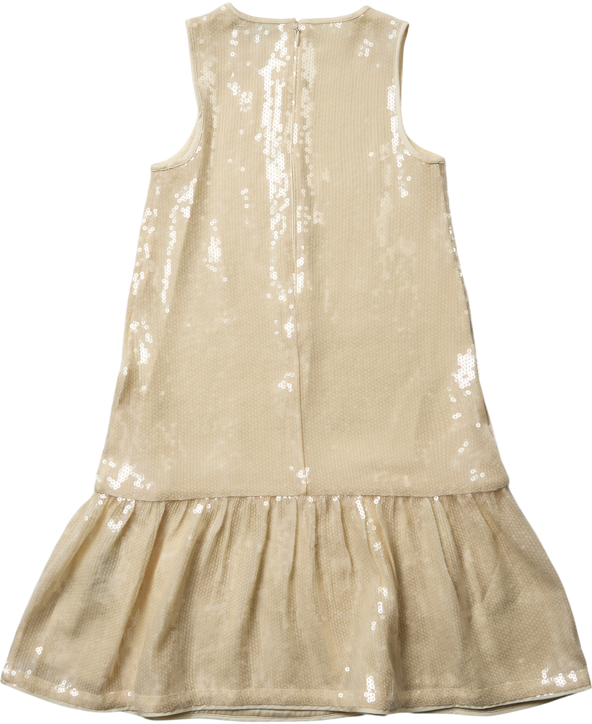 CAP_CLEAR SEQUIN SS DRESS