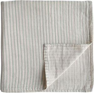 Mushie Babysvøb - Sage Stripe