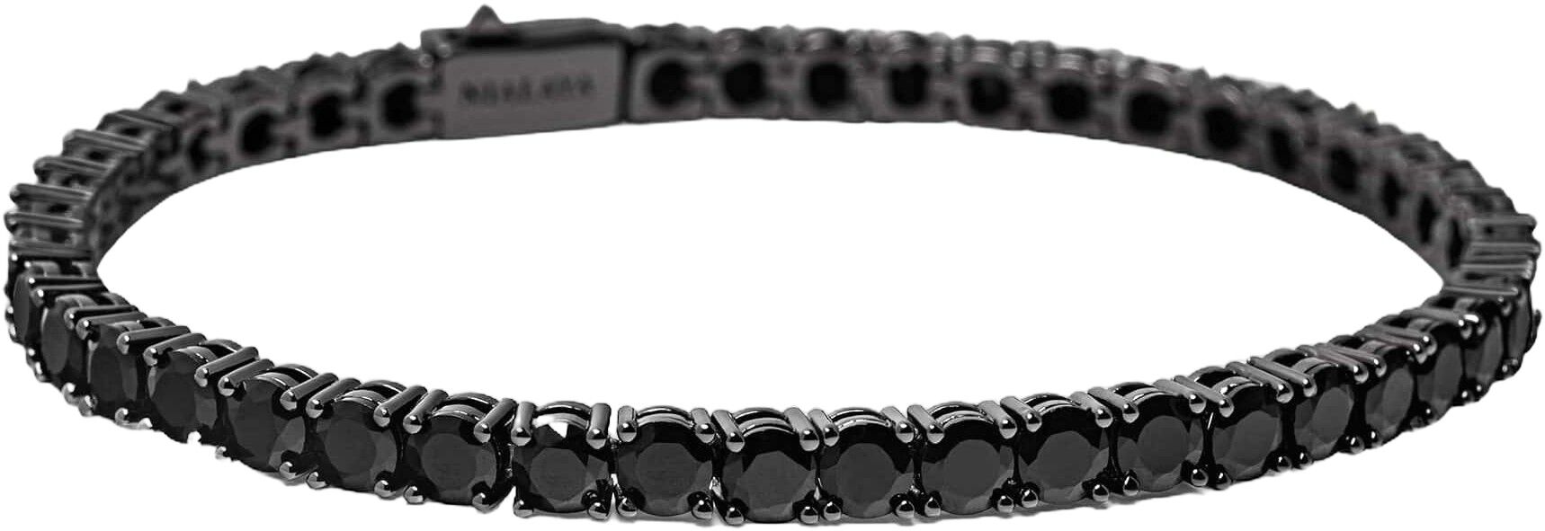 Black Tennis Bracelet