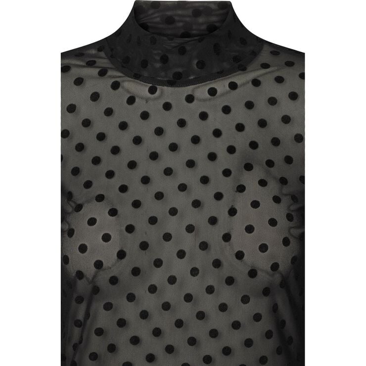 7655RDFRoll neck blouse