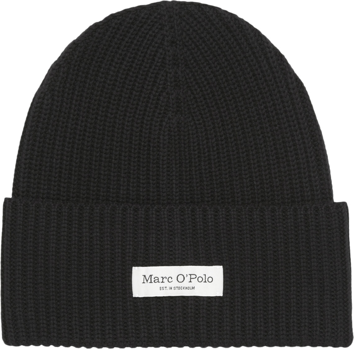 Beanie, knitted, fold-up, structure
