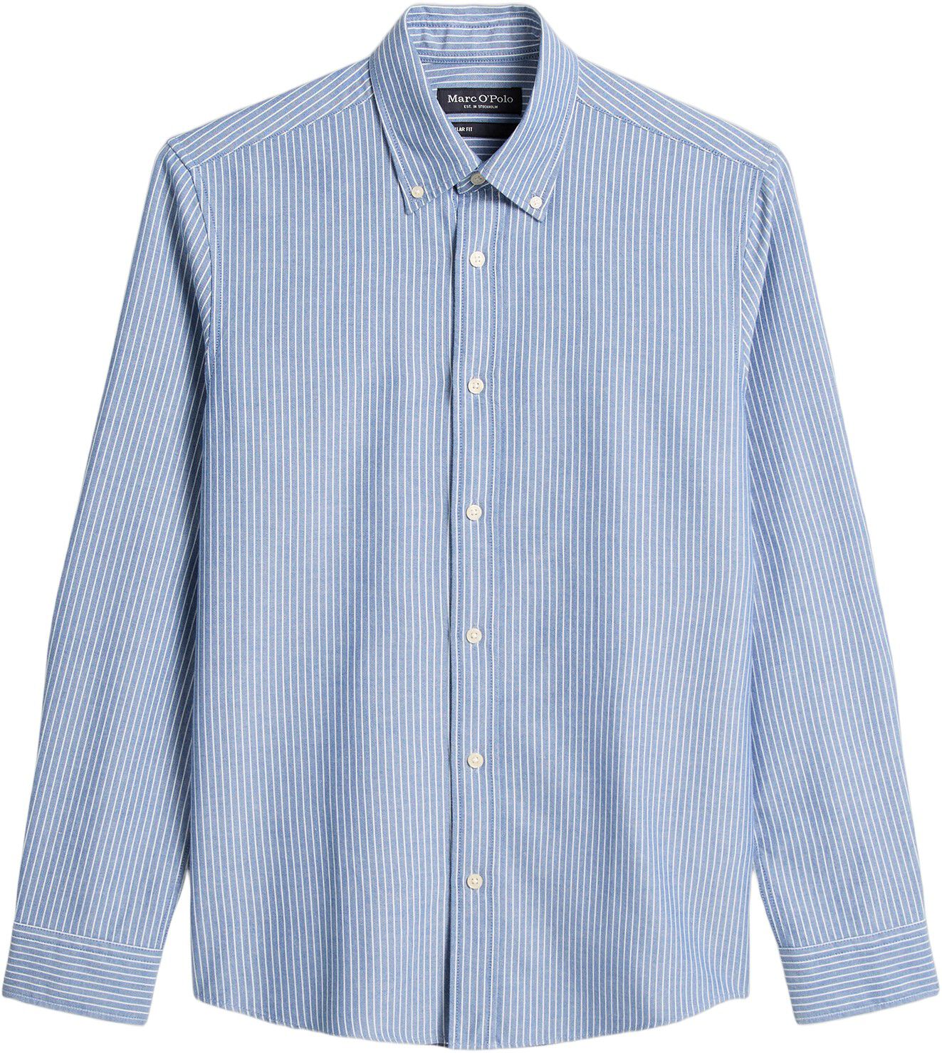 Button down collar, long sleeves, r