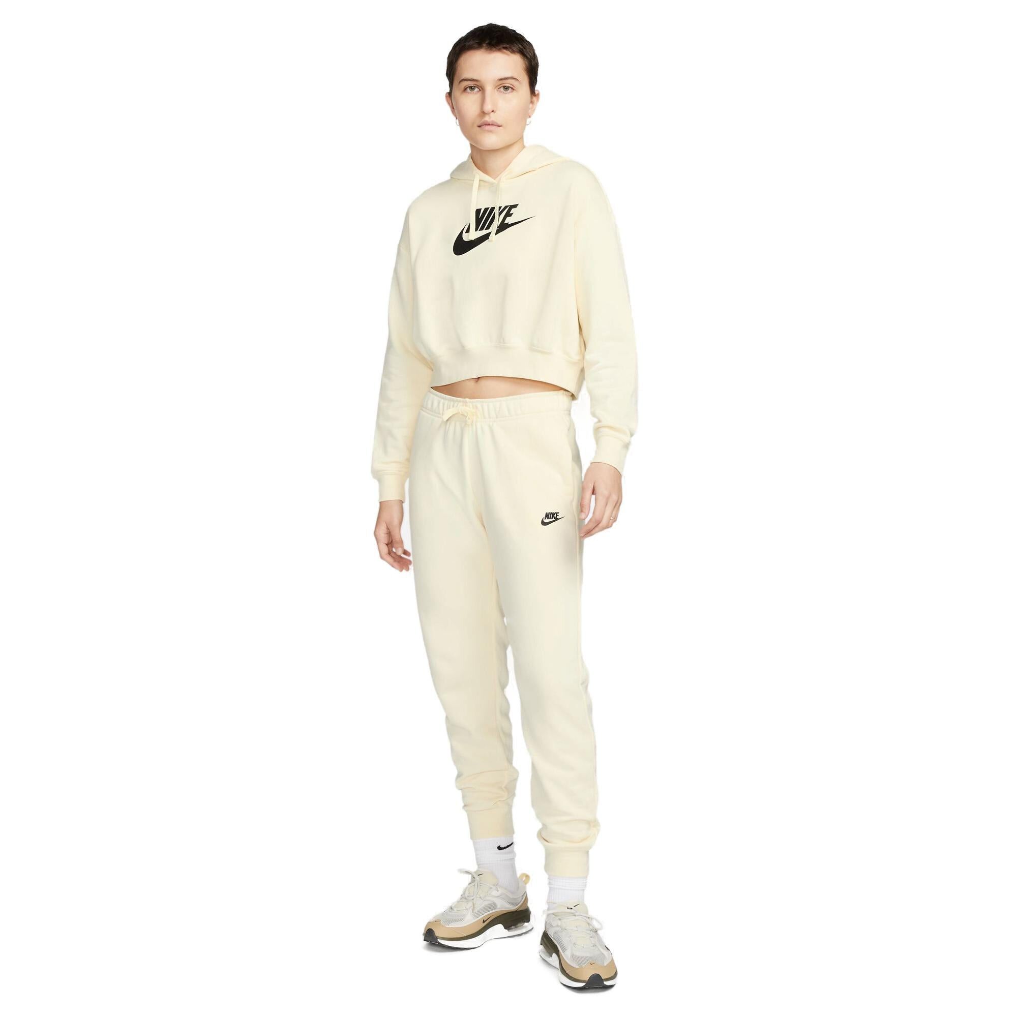 Sportswear Club Fleece Oversized Crop Graphic h&aelig;ttetr&oslash;je