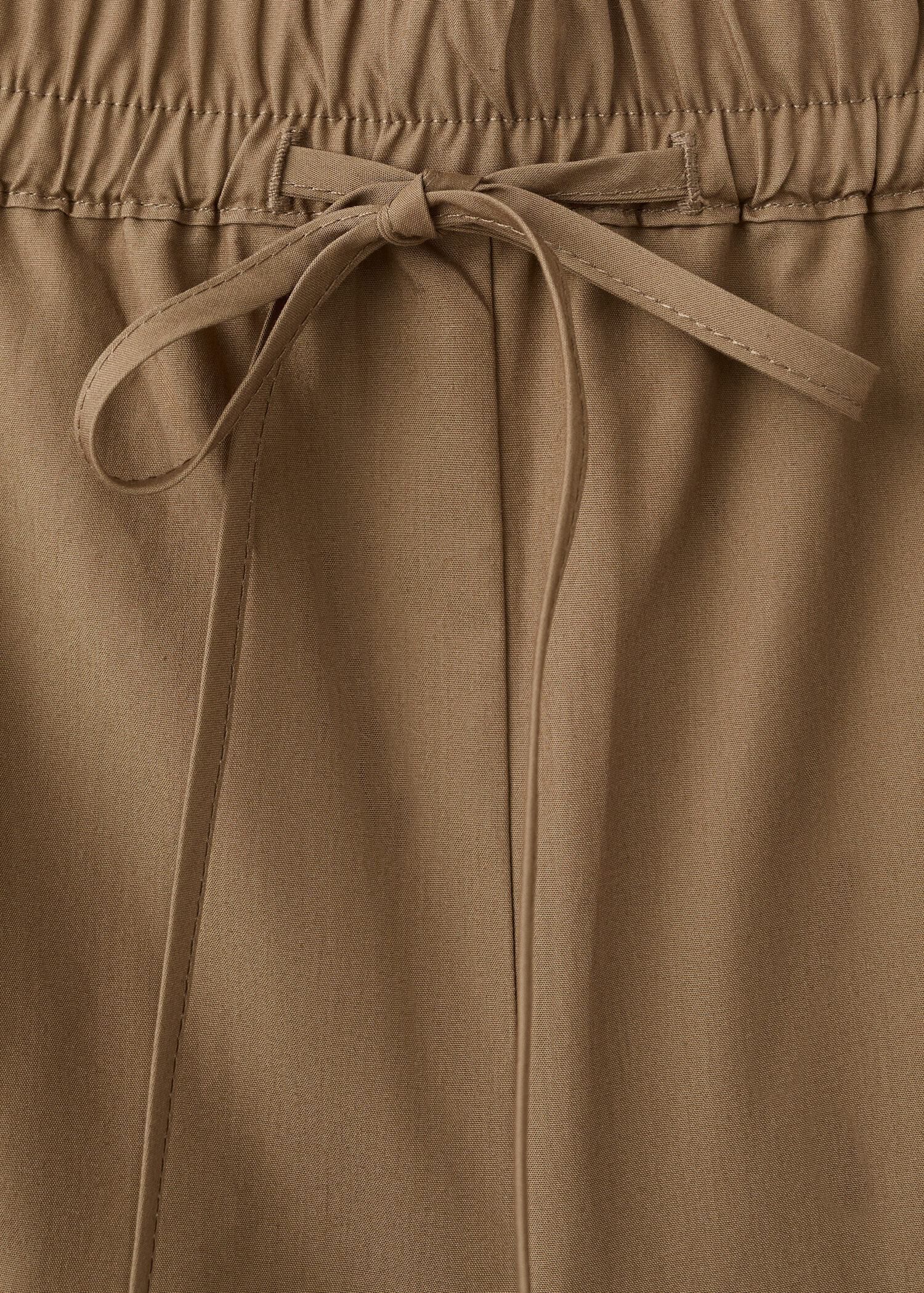 100% cotton trousers with embroider