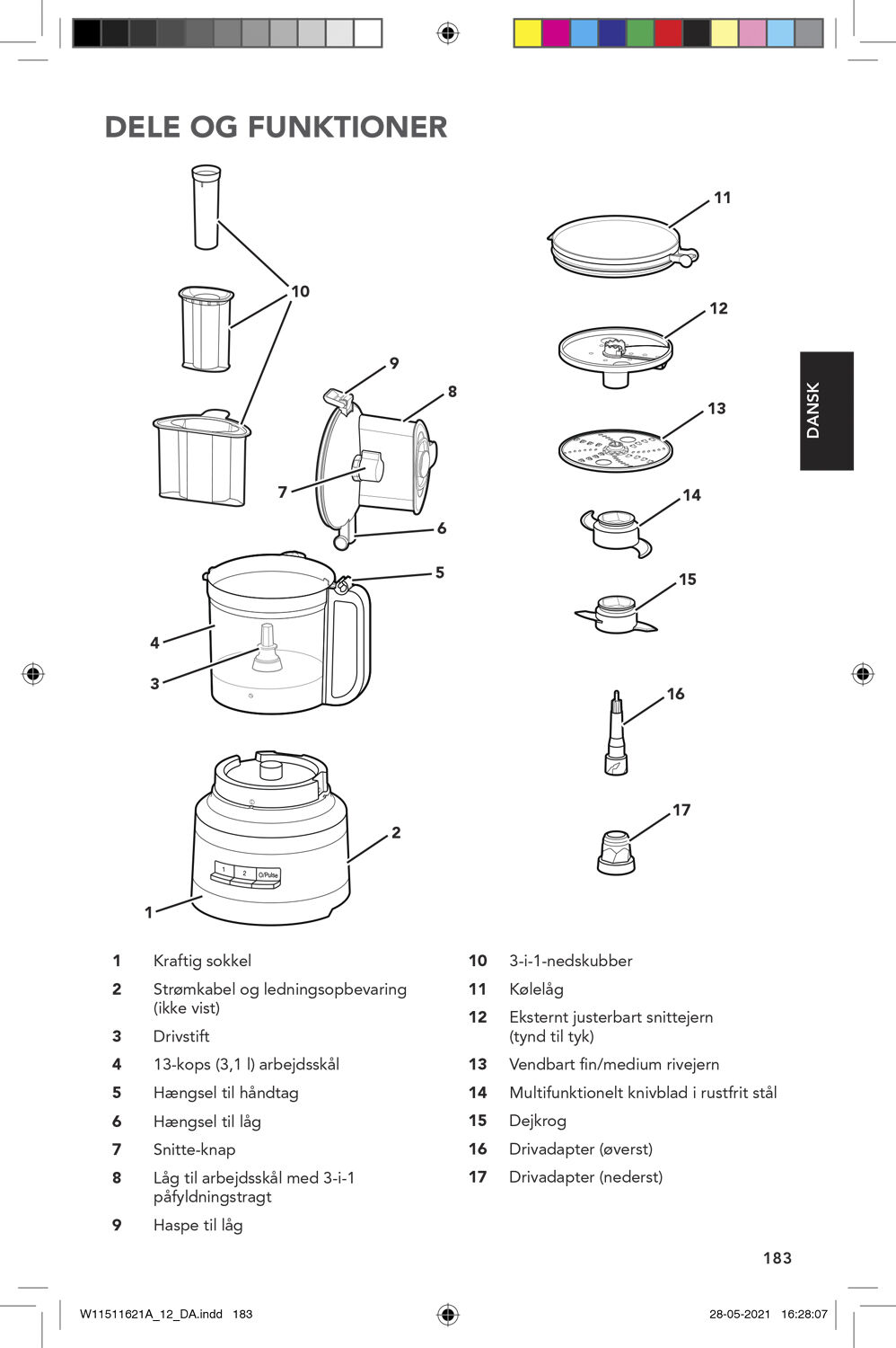 KITCHENAID FOODPROCESSOR 3,1 L, MATTE BLACK 5KFP1319EBM