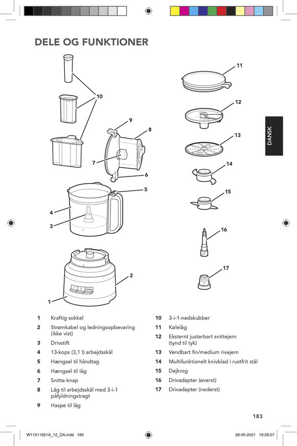 KITCHENAID FOODPROCESSOR 3,1 L, MATTE BLACK 5KFP1319EBM