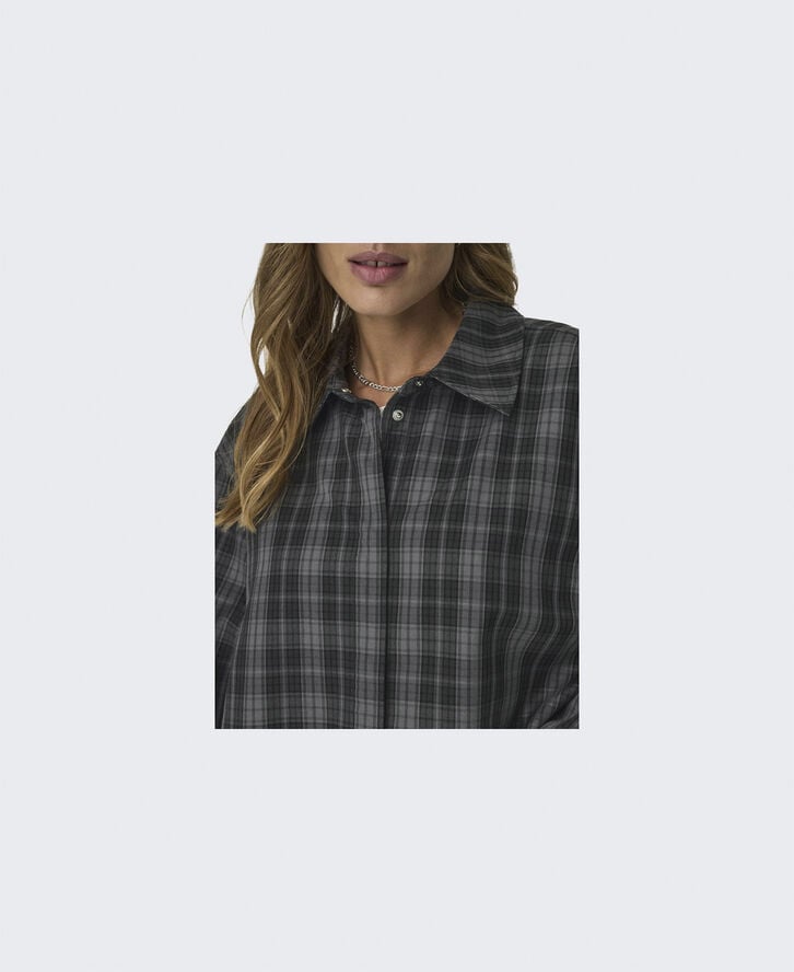 ONLIMMA L/S OVS CHECK SHACKET XT PN