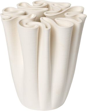 Dedali Vase - H18 - Off-white