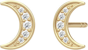 Moon Balance Earring - Gold