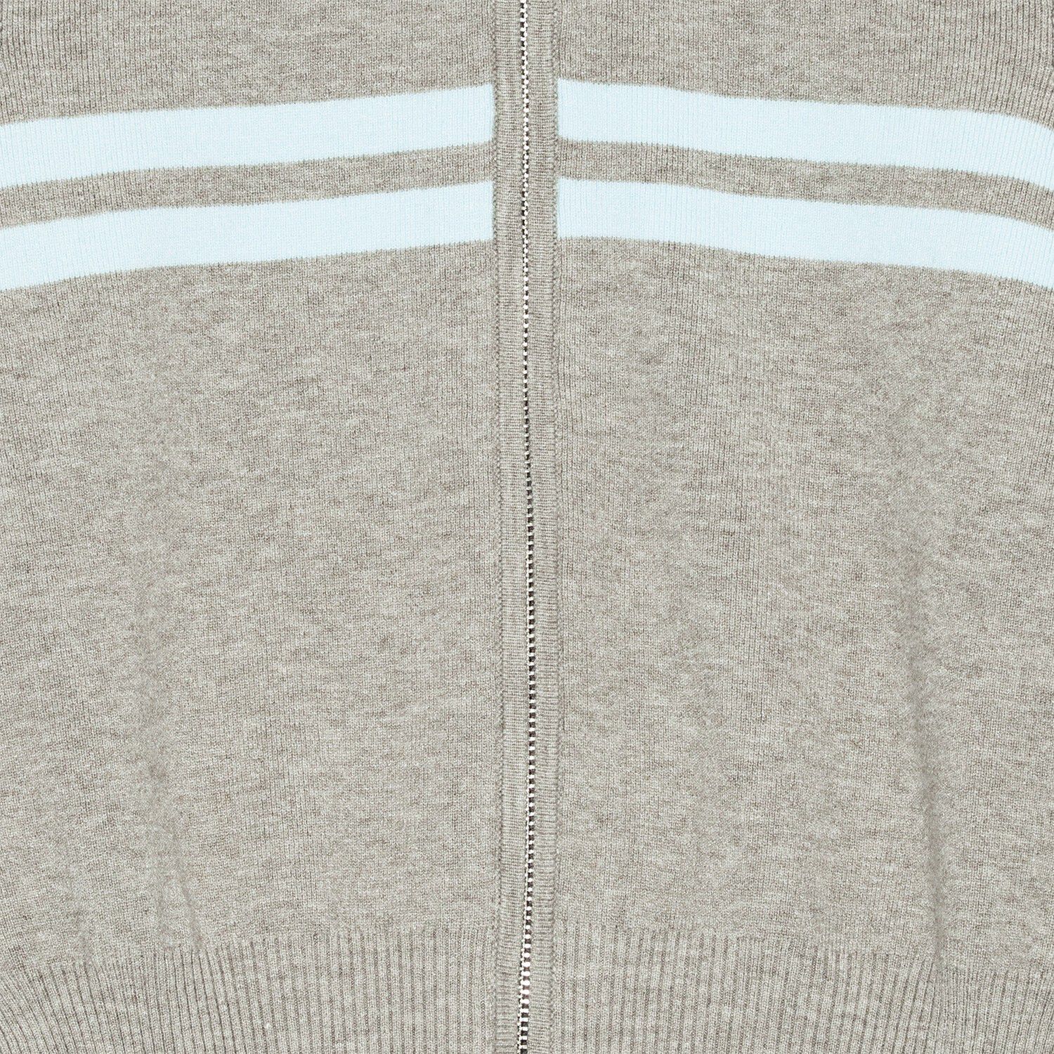 Track Zip Knit Cardigan