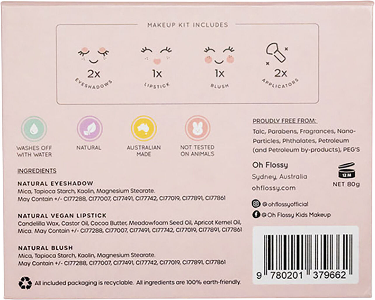 Oh Flossy - Mini make-up s&aelig;t