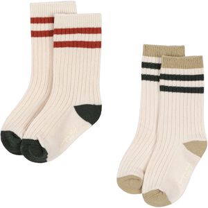 2 PACK RIB SOCKS
