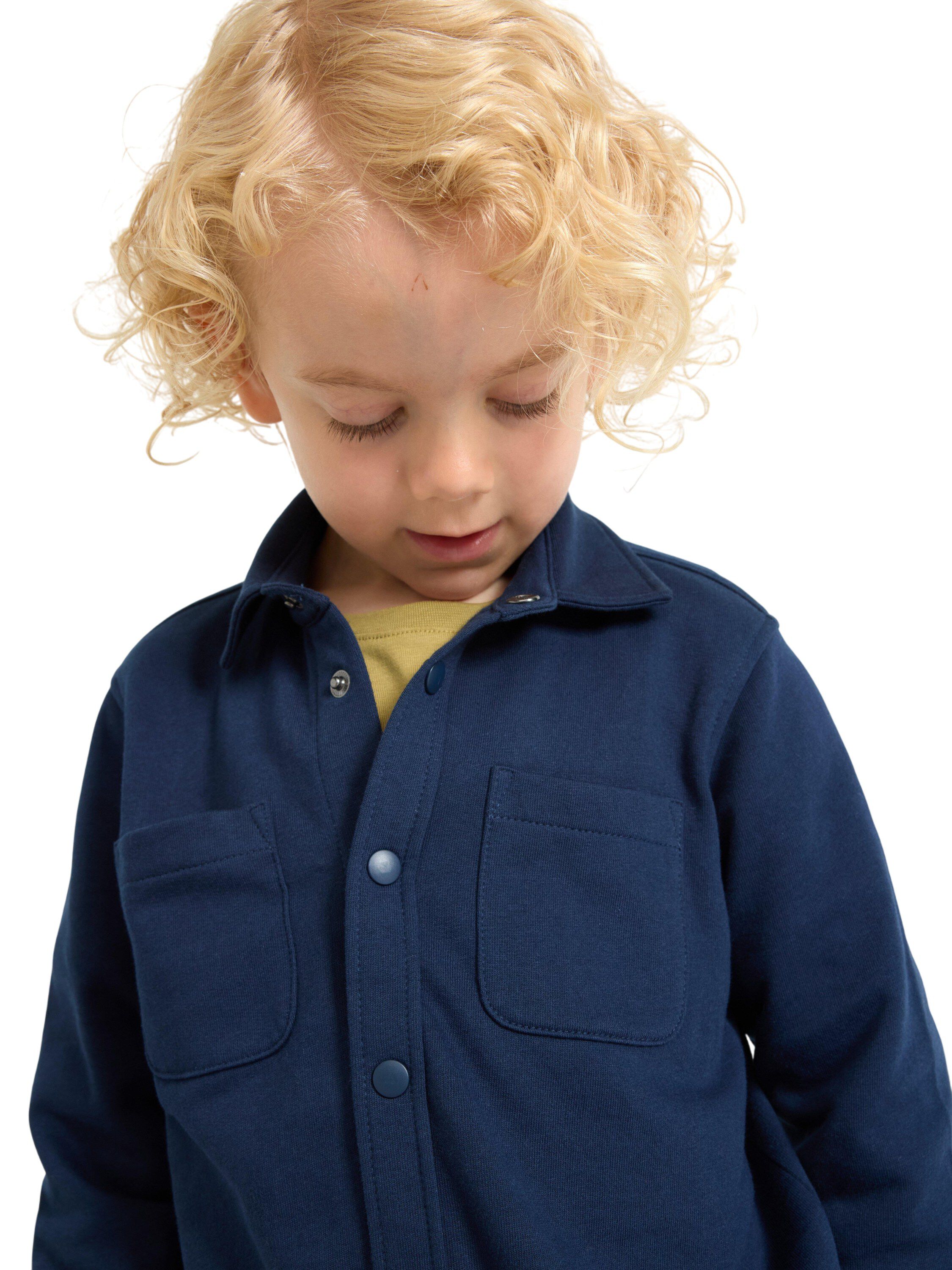 Soft overshirt in cotton jersey ble