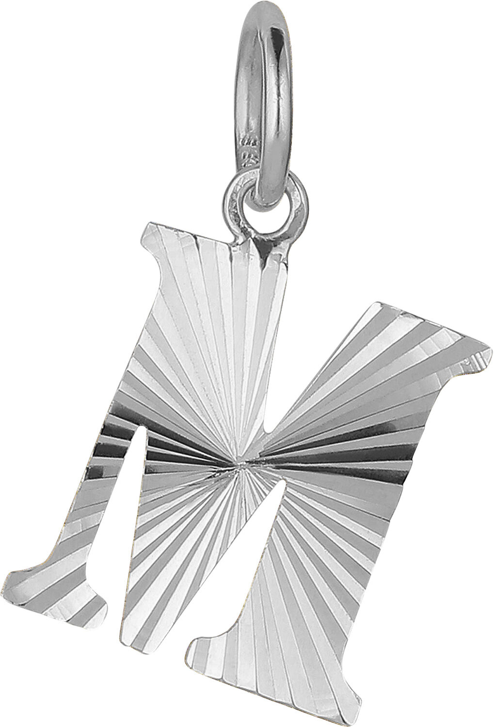 Reflection Letters, gold-plated sterling silver-M