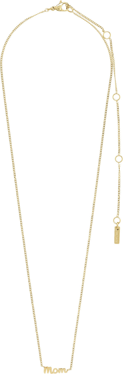 MOM recycled necklace gold-plated