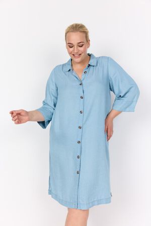 Curvy WA-FLORA 9 Skjorte Lys denim