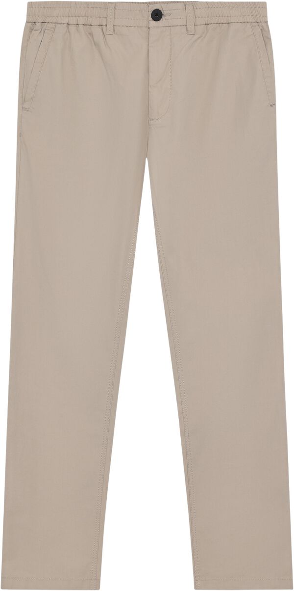 Tim Tapered Poplin Elastic Waist String Pants - Gots/Vegan