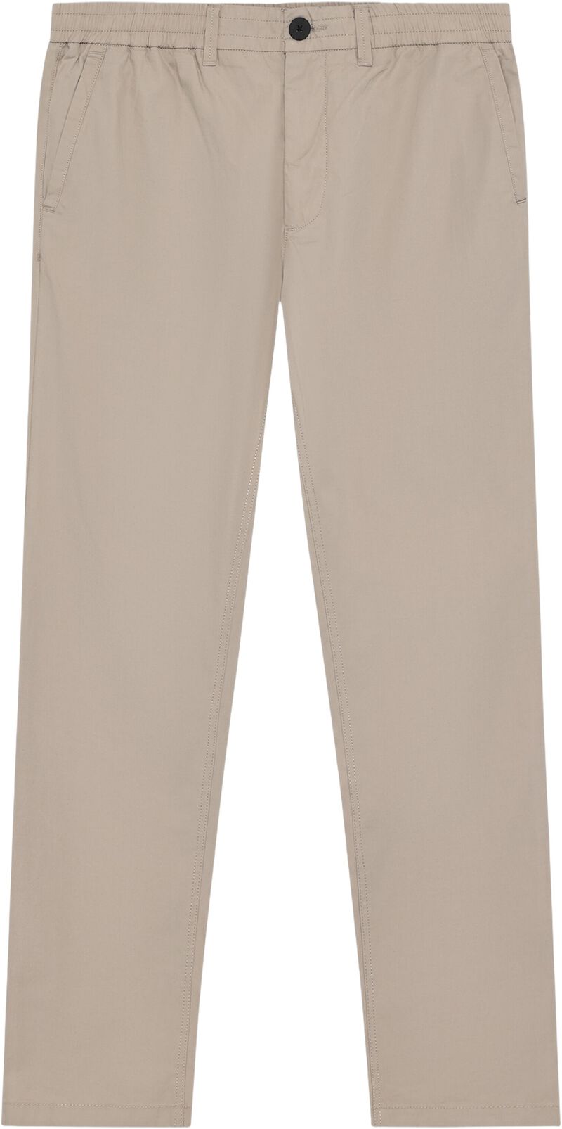 Tim Tapered Poplin Elastic Waist String Pants - Gots/Vegan