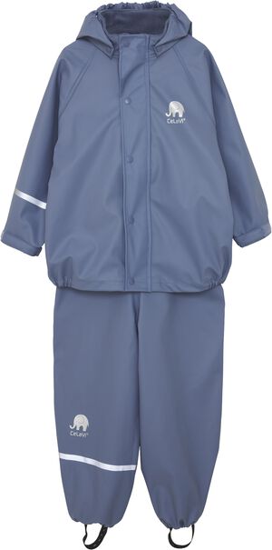 Basic rainwear set -solid PU