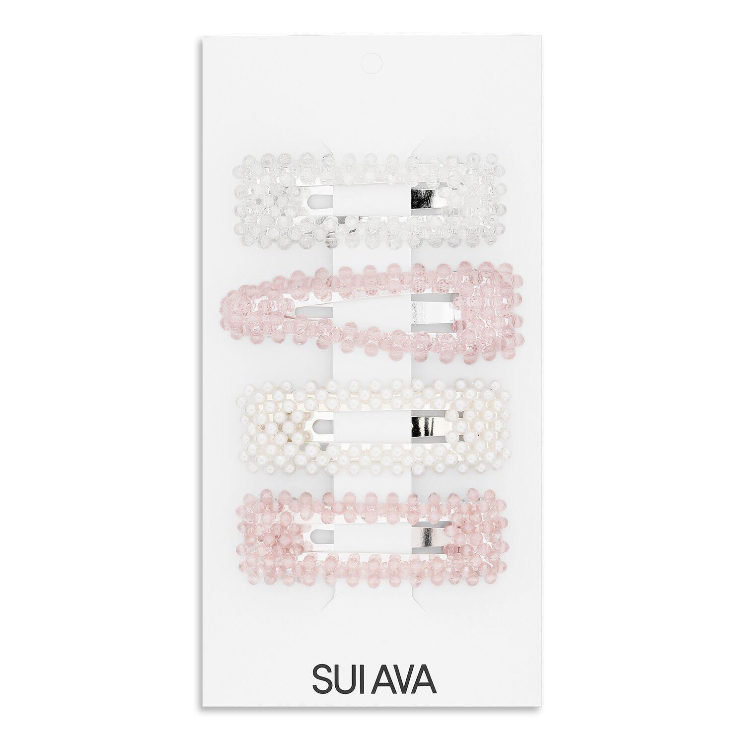 Pearly Hair Clips // 4 pcs