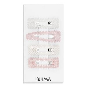 Pearly Hair Clips // 4 pcs