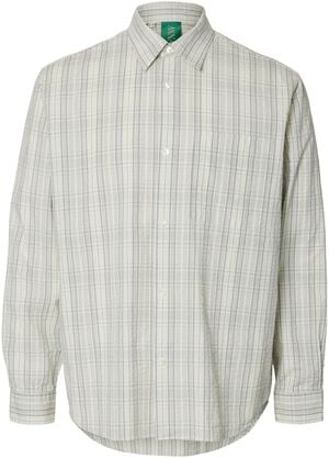 ANRASLUND SEERSUCKER MIX LS SHIRT