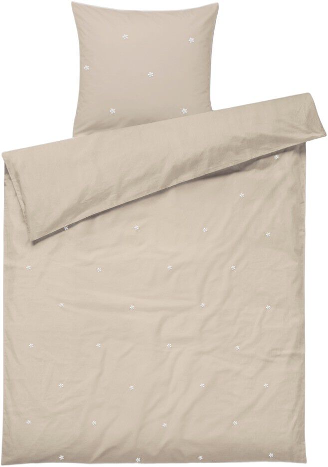 Daisy Senget&oslash;j Junior 100x140 cm sand/hvid