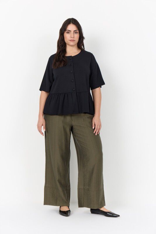 Curvy WA-SABINA 105 Bluse Sort