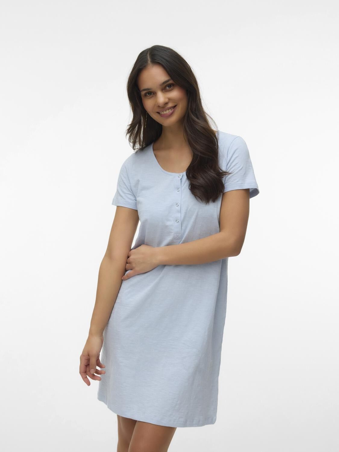 Mlmira Solid Jrs Nightgown 2F A. E. Noos