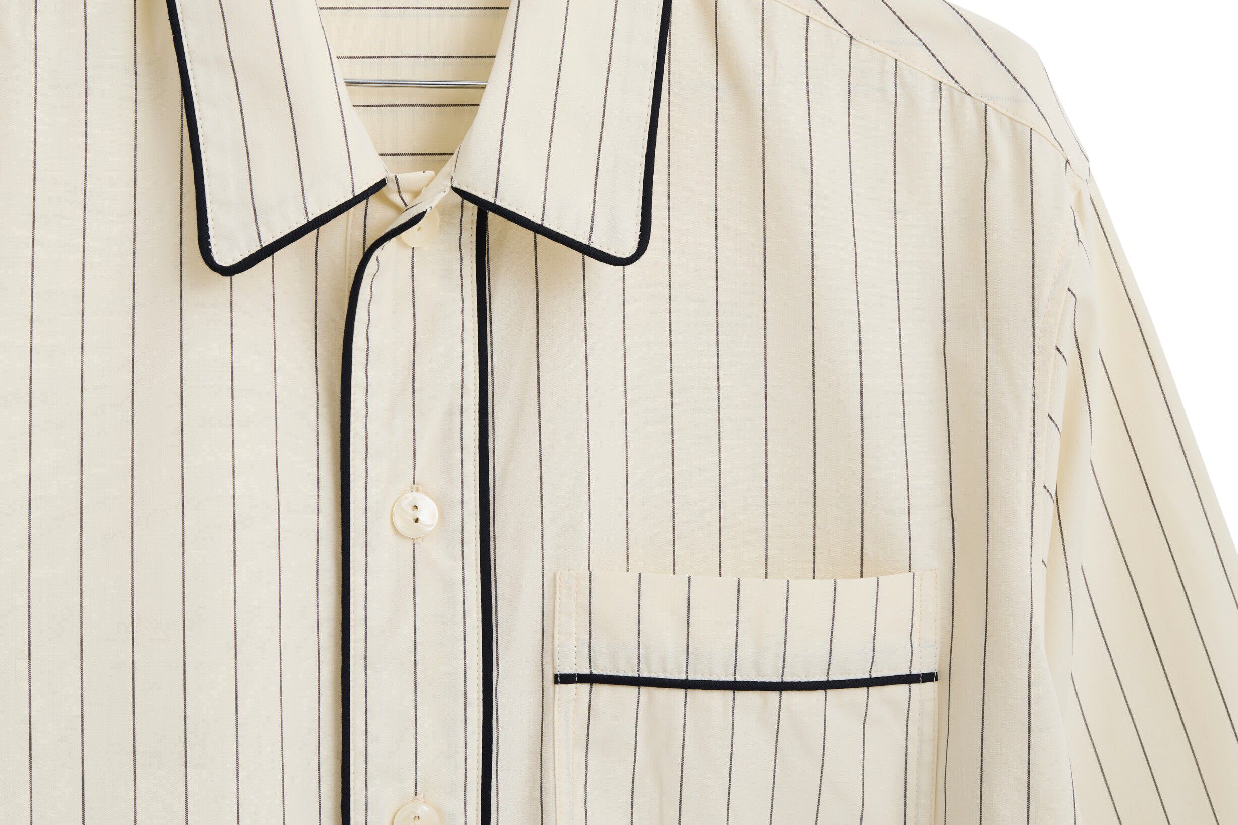 Fineline Long Nightshirt-M/L-Ivory