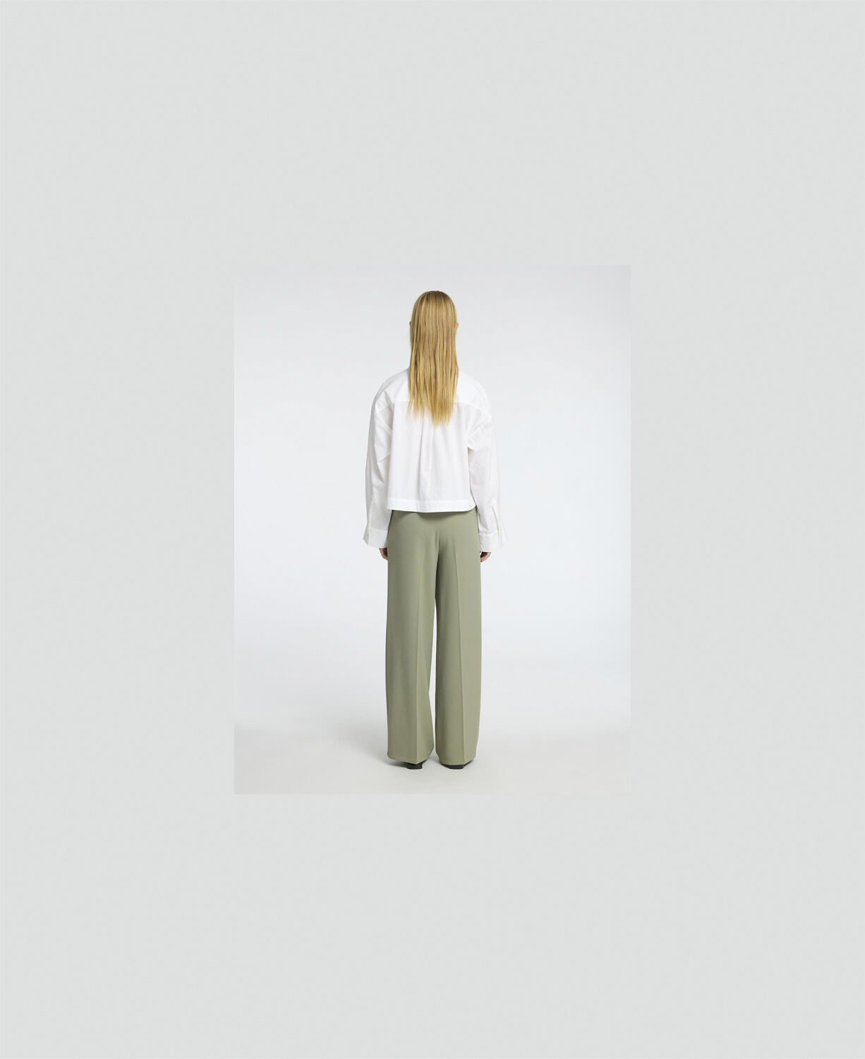 SLFASTHA LS CROPPED BOXY SHIRT NOO