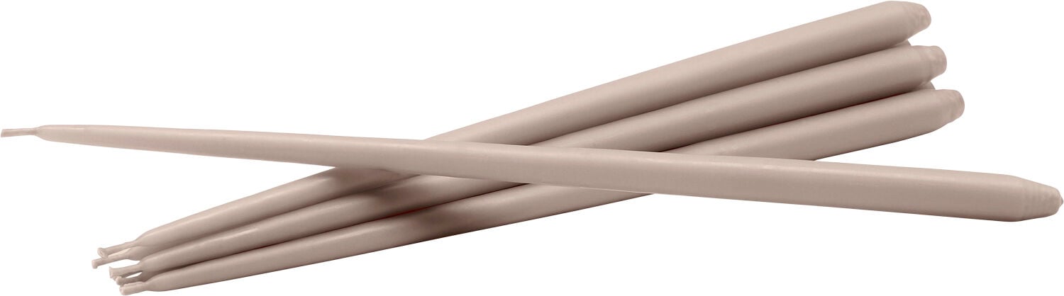 STOFF Nagel kertelys af Ester & Erik &aelig;ske m/6 stk - latte