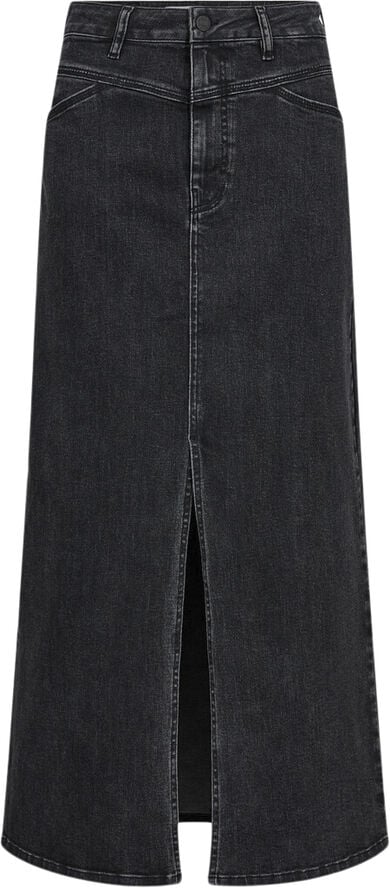 TRW-Brown Maxi Skirt Wash Original Black
