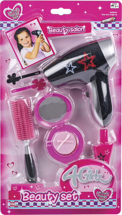 4GIRLZ HÅRTØRRER SÆT B/C