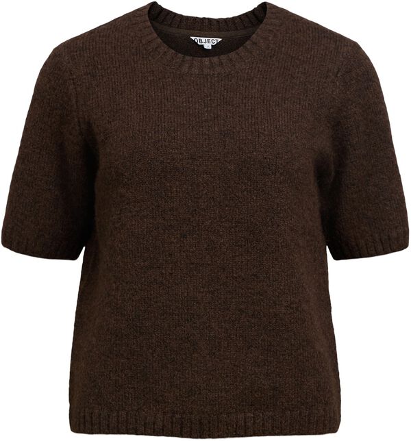 OBJSAGGIA LO S/S KNIT PULLOVER DIV