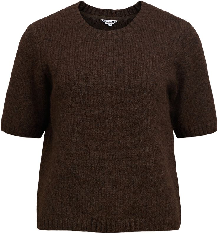 OBJSAGGIA LO S/S KNIT PULLOVER DIV