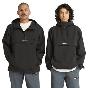 half-zip windbreaker jacket