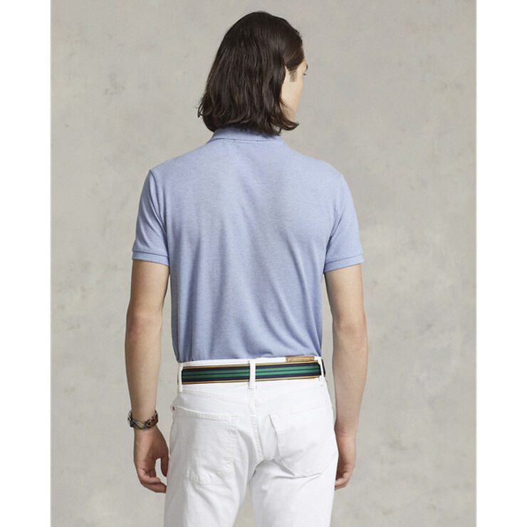 Custom Slim Fit Mesh Polo Shirt