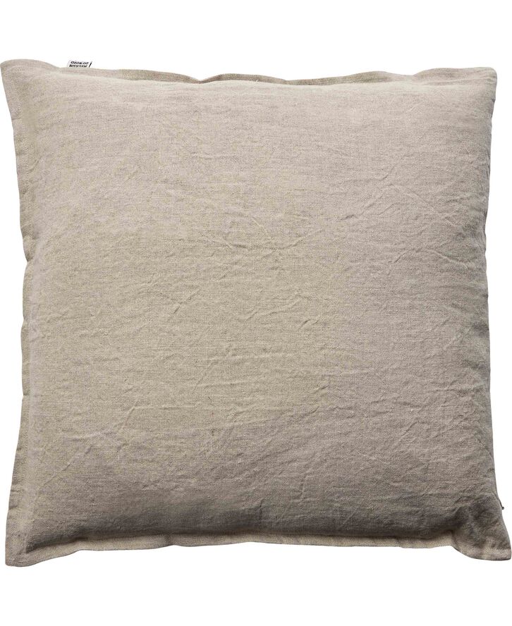 Hør vasket pude 50x50 Natural