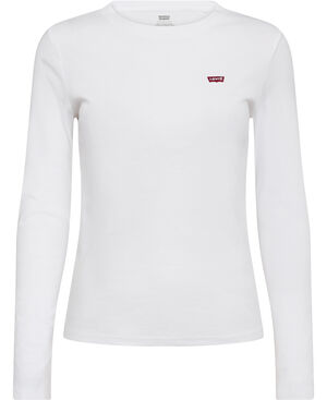 ESSENTIAL HM LS TEE WHITE +