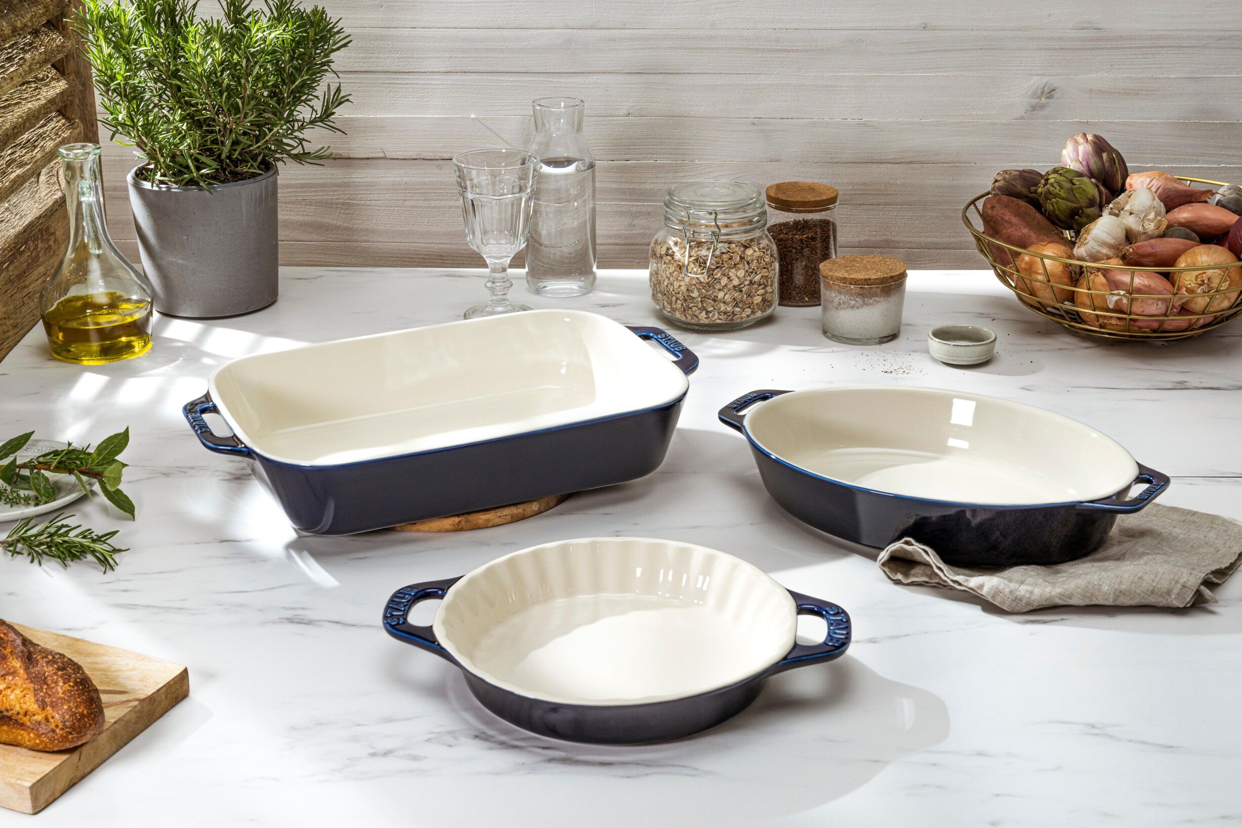 Stent&oslash;j T&aelig;rtefad 24 cm, Keramisk