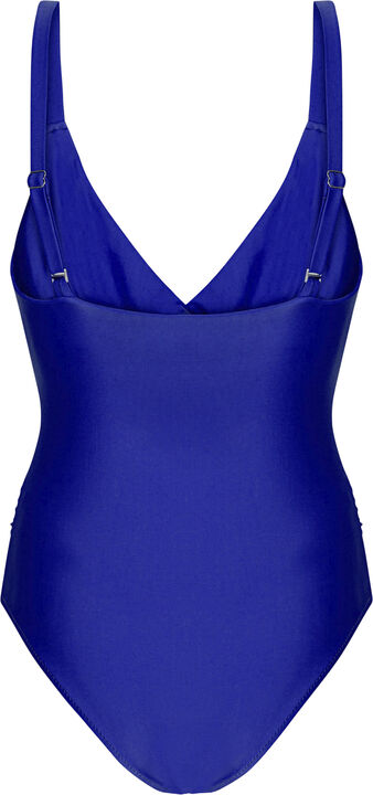 Medewi draperet badedragt - Cartel Blue